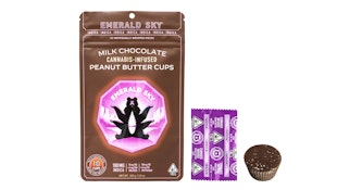 Emerald Sky - Peanut Butter Cups - 100mg - Indica Milk Chocolate