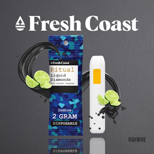 FRESH COAST - Fresh Coast Ritual Liquid Diamond Disposable Black Lime 2g