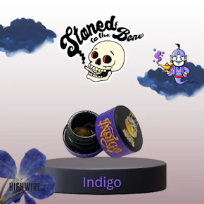 Stoned To The Bone Indigo Live Hash Rosin 1g