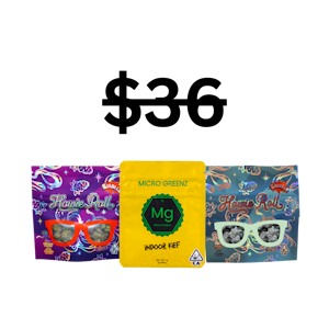 Mix&Match Brands - Keif + Flower Smalls Value Bundle | 1x 1g Indoor Keif + 2x 3.5g Smalls | Howie Roll + Micro Greenz