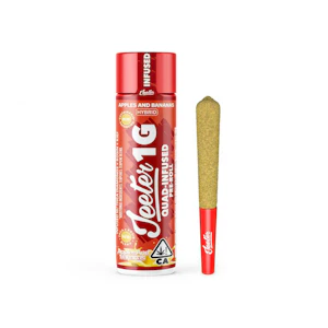 Jeeter - Jeeter Apples & Bananas Quad Infused Rosin Enhanced Pre-Roll 1.0g