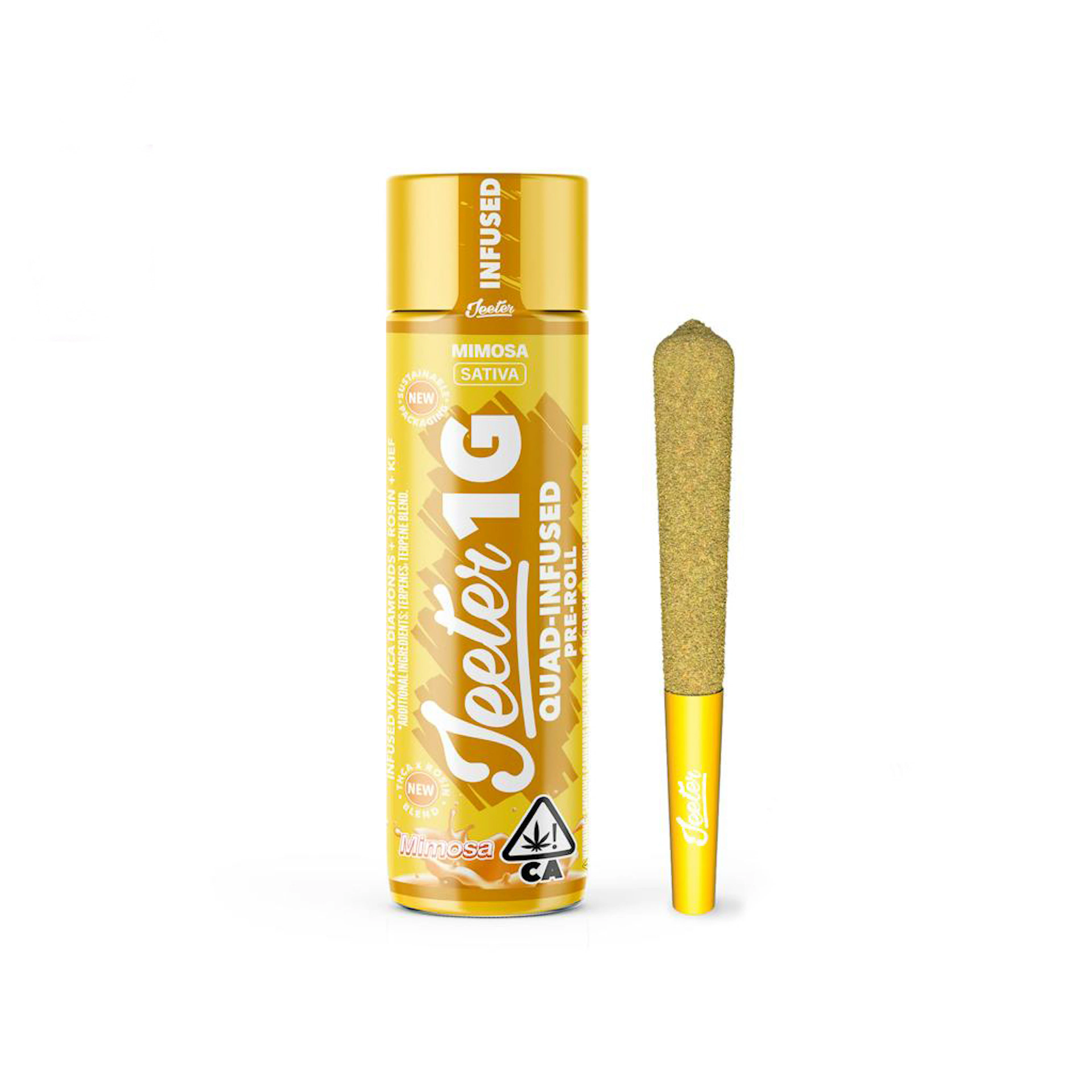 Jeeter Mimosa Quad Infused Rosin Enhanced Pre-Roll 1.0g