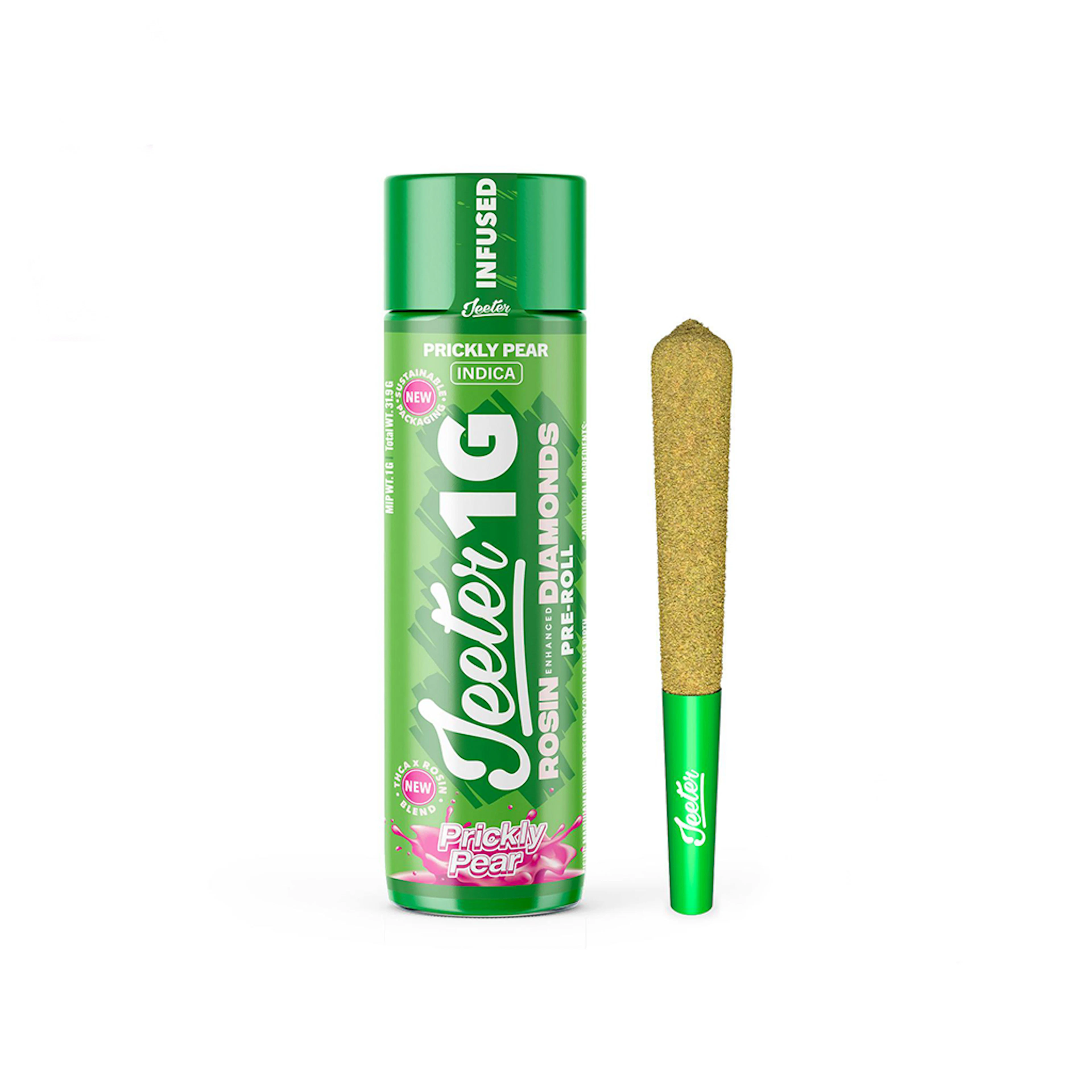 Jeeter Prickly Pear Rosin Infused Diamonds Pre-Roll 1.0g