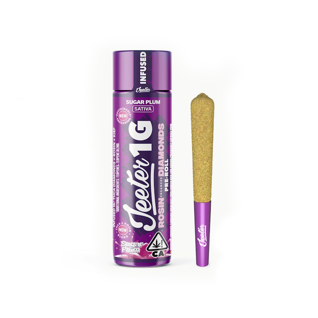 Jeeter Sugar Plum Rosin Infused Diamonds Pre-Roll 1.0g