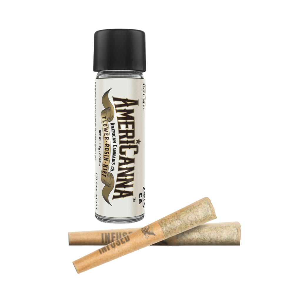 1g Purple Martian Infused Pre-Roll Pack (.5g - 2 pack) - Americanna picture