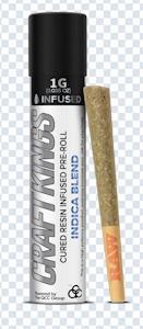 CRAFT KINGS - Pre-Rolls | Craft Kings | Infused | Indica Blend | 1g
