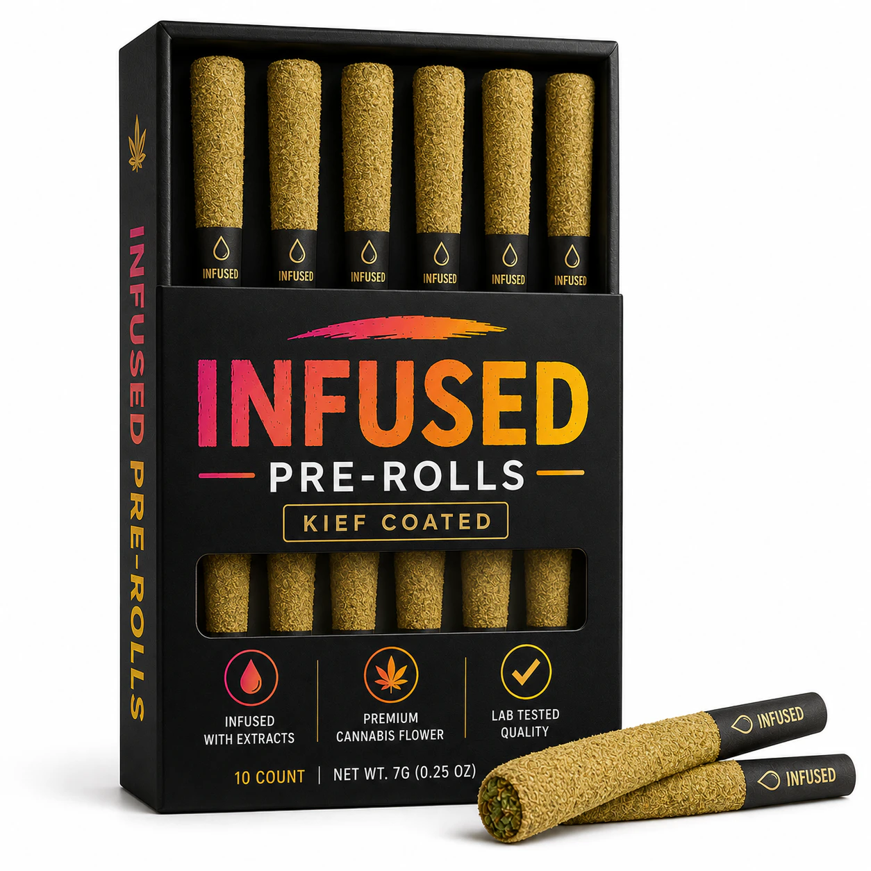 Herbarium - HERBARIUM |Purple Push Pop | 0.5G Kief-Coated Pre-Roll 5-Pack Main Image