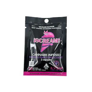 ILYSM Health - iScream | 10mg 2pk Cannabis infused Womens Enhancement