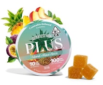 PLUS Island Maui Haze Solventless Gummies 10pk
