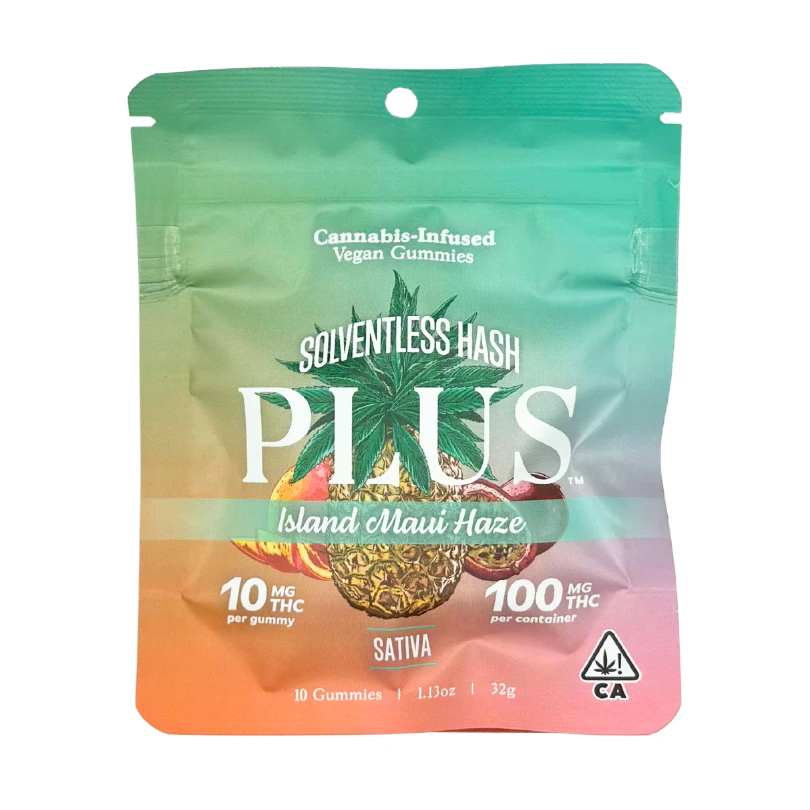 PLUS™️ Products - Plus - Island Maui Haze - Gummies - 10pk - 100mg Main Image
