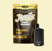 PINEAPPLE WHIP LIQUID DIAMONDS VAPE PEN - JAUNTY - 1.5g