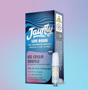 Jaunty | Vape Cart | Live Rosin | Ice Cream Souffle | .5G