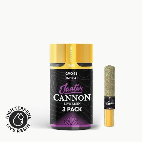 GMO CANNON - 3PK INFUSED | PREROLL | 1.5G