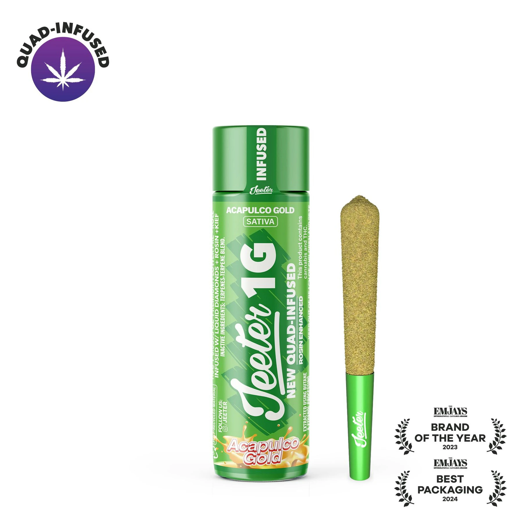 Jeeter - Acapulco Gold 1g Infused Pre-Roll Main Image