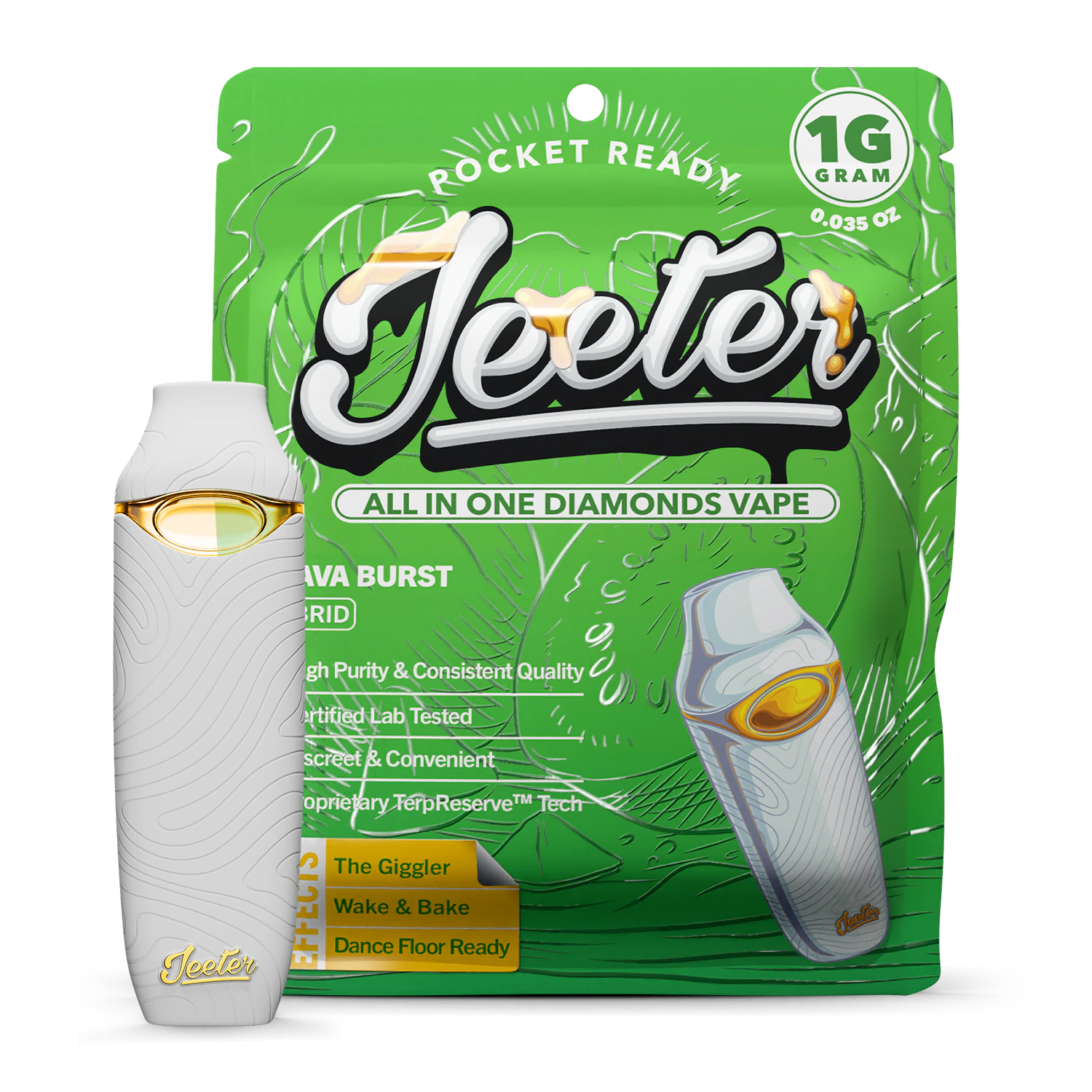 Jeeter - Jeeter - 1g Liquid Diamond Cart - Grapefruit Romulan Main Image