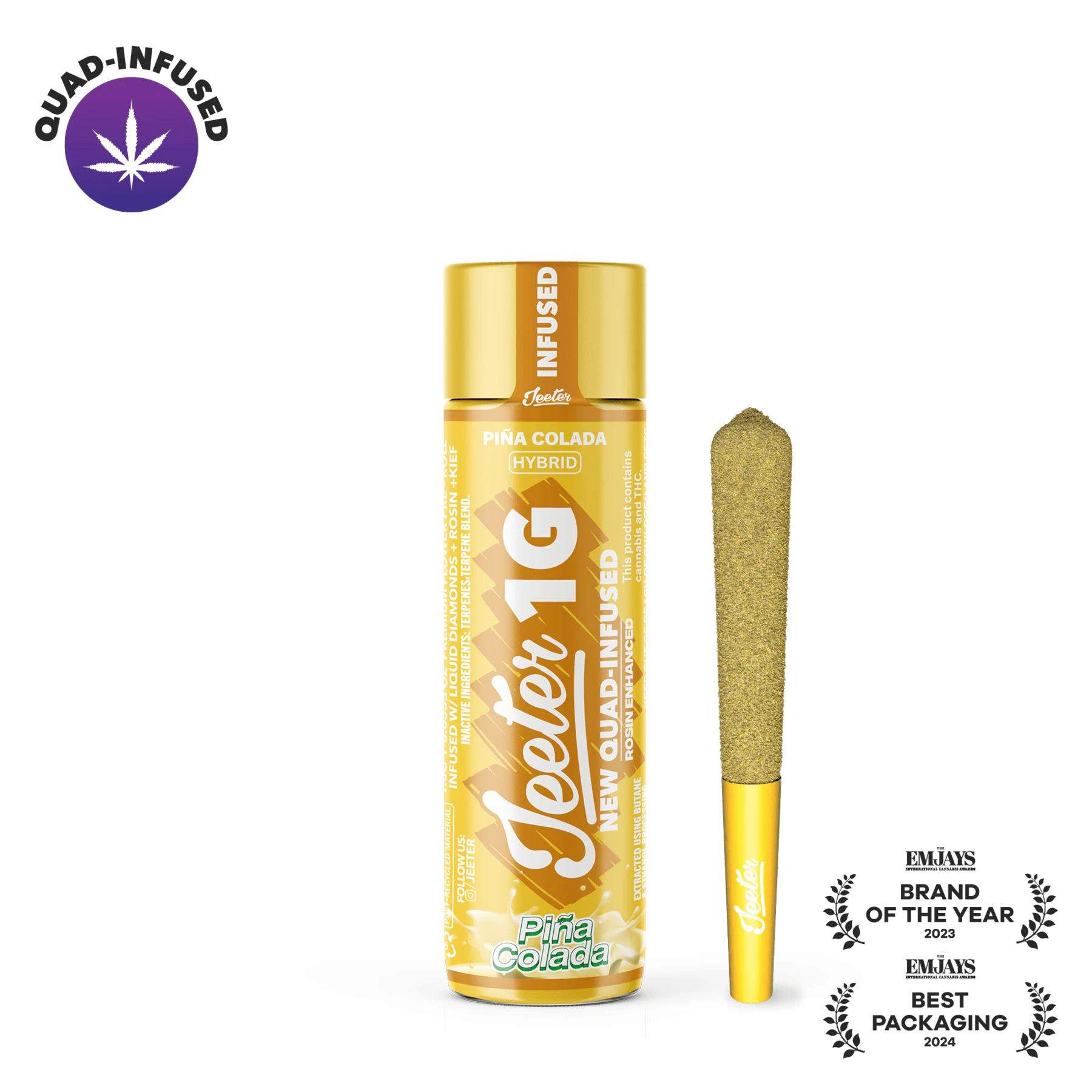 Jeeter - Pina Colada 1g Infused Pre-Roll Main Image