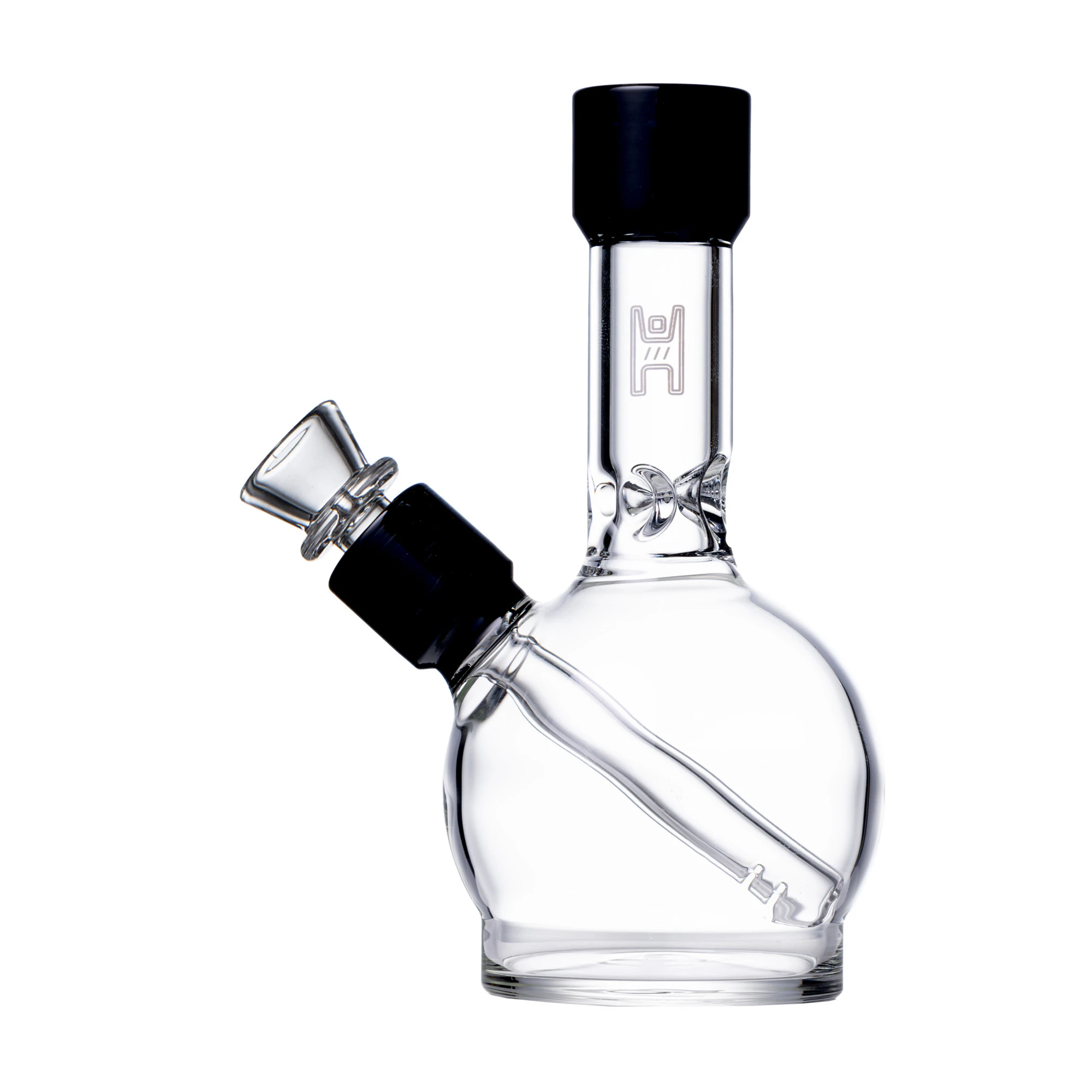 HUMAN GRADE - 6 " Ball- Clear/Black Main Image