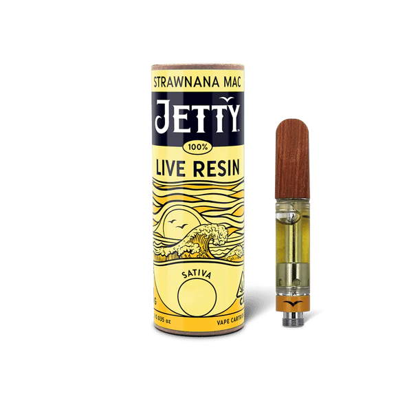 JETTY - JETTY |  STRAWNANA MAC LIVE RESIN - 510 THREAD | CARTRIDGE | 1G Main Image