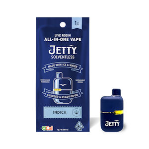 JETTY EXTRACTS - AIO (Mini Tank) - Grape Gas (OCAL Solventless) - 1g (I) - Jetty