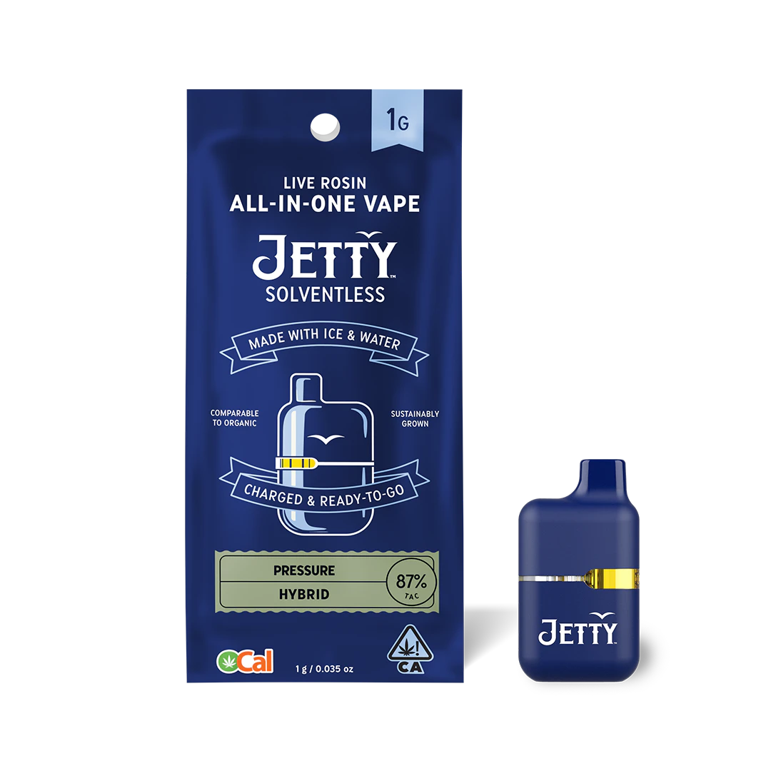 Jetty Extracts - AIO (Mini Tank) - Pressure - (OCAL Solventless) 1g (H) - Jetty Main Image
