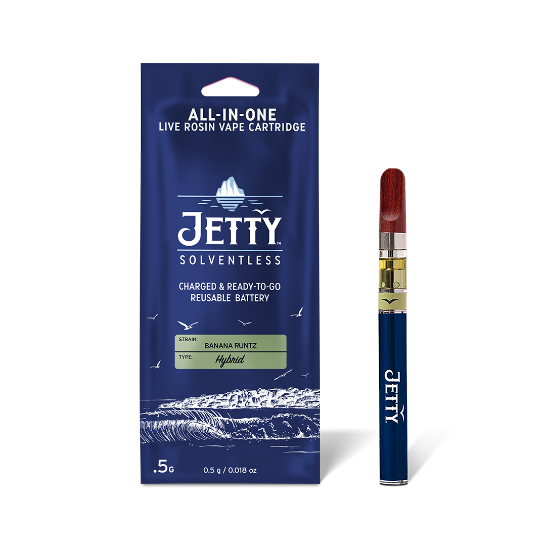 Jetty - Banana Runtz - Solventless .5g All-in-One - Vape ...