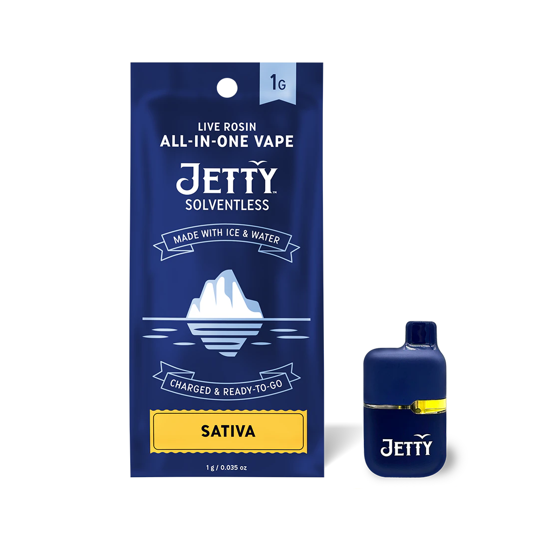 Jetty Extracts - Jetty | Lemon Vuitton | Solventless All-in-one mini Tank Vape Main Image