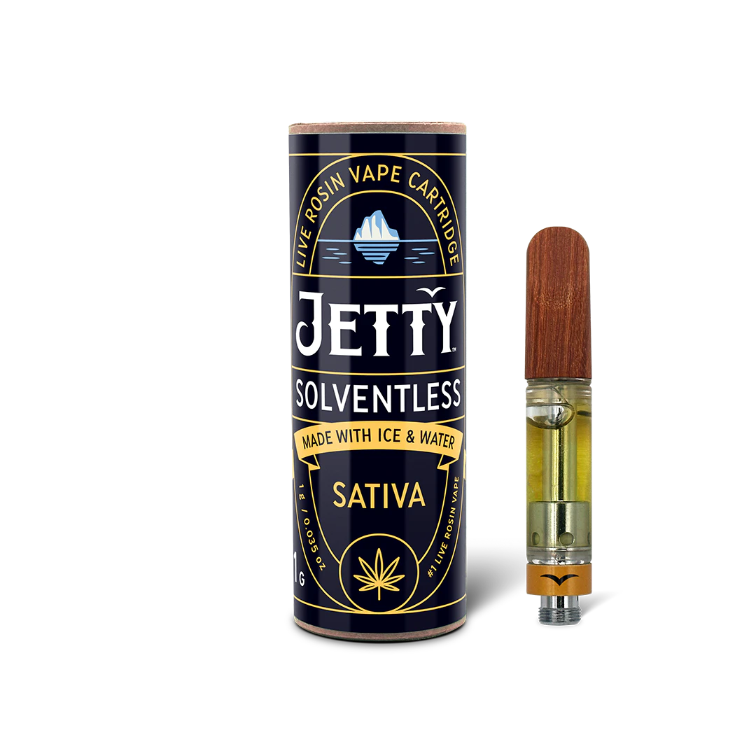 Jetty Extracts - Jetty | Lemon Vuttion | 1G Solventless Live Rosin 510 Cart Main Image
