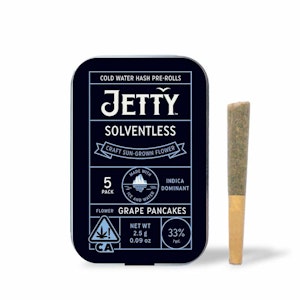 JETTY EXTRACTS - 5pk - Grape Pancakes- Solventless - 3.5g (I) Jetty