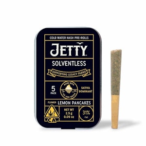 JETTY EXTRACTS - 5pk - Lemon Pancakes - Solventless - 2.5g (S) Jetty