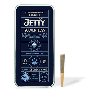 Jetty Extracts - 10pk - Ice Cream Cake - 3.5g (IH) - Solventless - Jetty