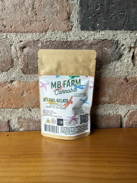 MB Farms - MB Farms - Jet Fuel Gelato - 3.5g Main Image