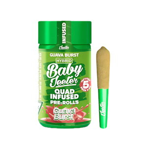 JEETER - JT Guava Burst (H) Baby Jeeter Quad Infused Pre-Roll 0.5g x 5 (2.5g)