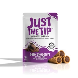 Just The Tip - Dark Chocolate Sea Salt Mini Cones (I) | Just The Tip | 100mg