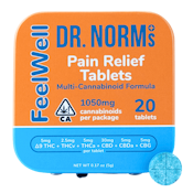 Dr Norms - Pain Relief Tablets THC:THCV:THCA:CBD:CBDA:CBG - 20pk - 1050mg