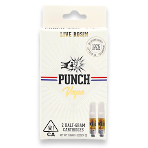 Punch Edibles & Extracts - Punch - Rosin - Strawberry Fatso - 2pk - Vape Cart - 1.0g