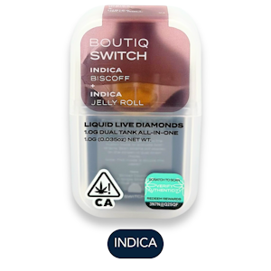 BOUTIQ - Boutiq - Live Resin Double - Biscoff x Jelly Roll - RTU - 1.0g