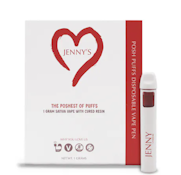 Jennys | Cured Resin Vape | Posh Puffs | Wedding Cake – 1g