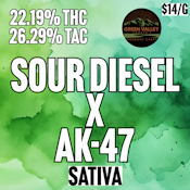 Green Valley Cannabis | Sour Diesel x AK 47