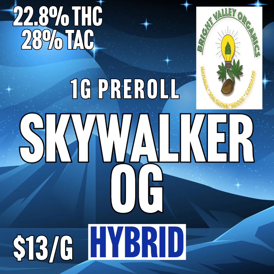 Bright Valley Organics - Bright Valley Organics | 1G Skywalker Main Image