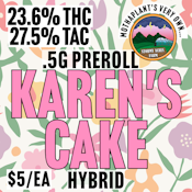 Stormy Acre Farms | Karen's Cake | 0.5G