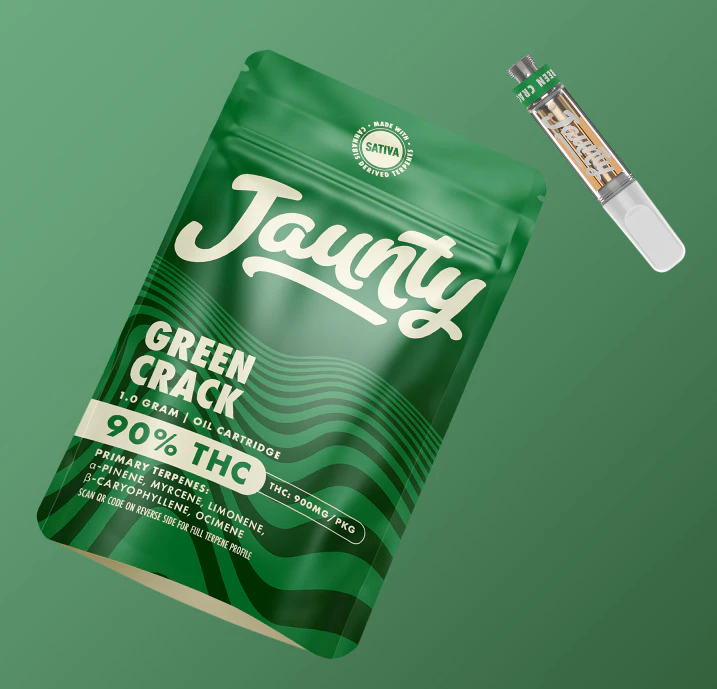 Jaunty - Green Crack 1g 510 Vape Cart Main Image