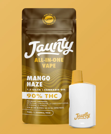 Jaunty - Mango Haze 1.5g All in One Vape Main Image
