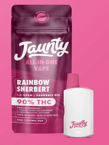 Jaunty - Rainbow Sherbert 1.5g All in One Vape Main Image