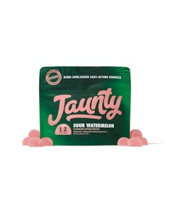 Jaunty - Jaunty | Edible | Gummy - Sour Watermelon | 100mg,10