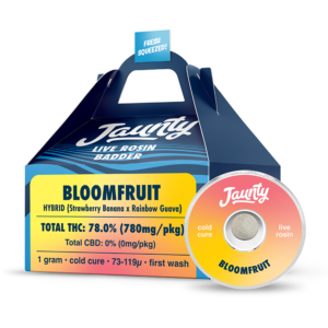 #18 BloomFruit -Hybrid- Live Rosin Badder 1g (Concentrate) | Jaunty     - refrigerator bf3