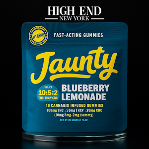 JAUNTY - Blueberry Lemonade | 10:5:2 | THC:THCv:CBC | 100mg | 10pk