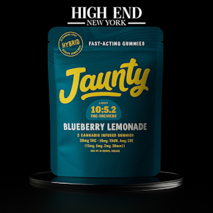 JAUNTY - Jaunty | Blueberry Lemonade | 10:5:2 | THC:THCv:CBC | 20mg | 2pk