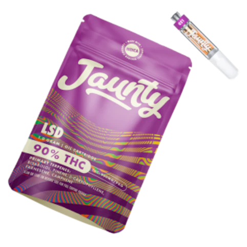 Jaunty - LSD -Indica- 90.00% THC | 1g Cannabis Oil (Vape Cartridge) | Jaunty      -l1 front
