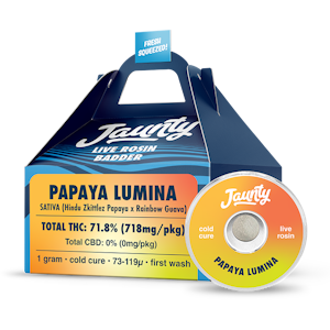 JAUNTY - Papaya Lumina | 1g Live Rosin Badder