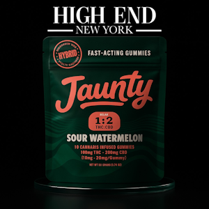 JAUNTY - Jaunty | Sour Watermelon Gummies | 100mg | 10pk